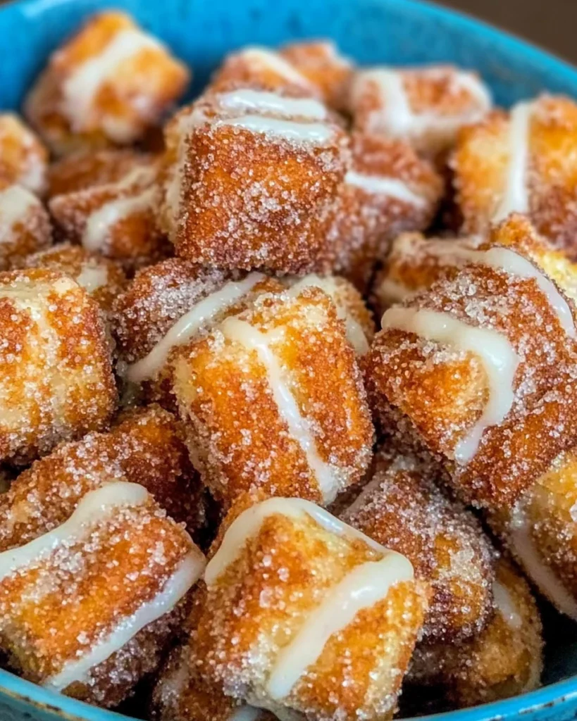 Angel Food Cake Churro Bites