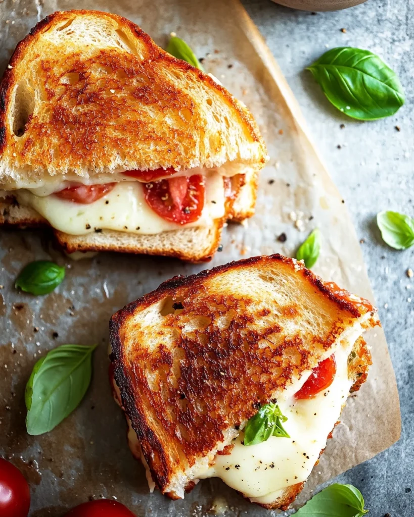 Caprese Grilled Cheese Sandwich