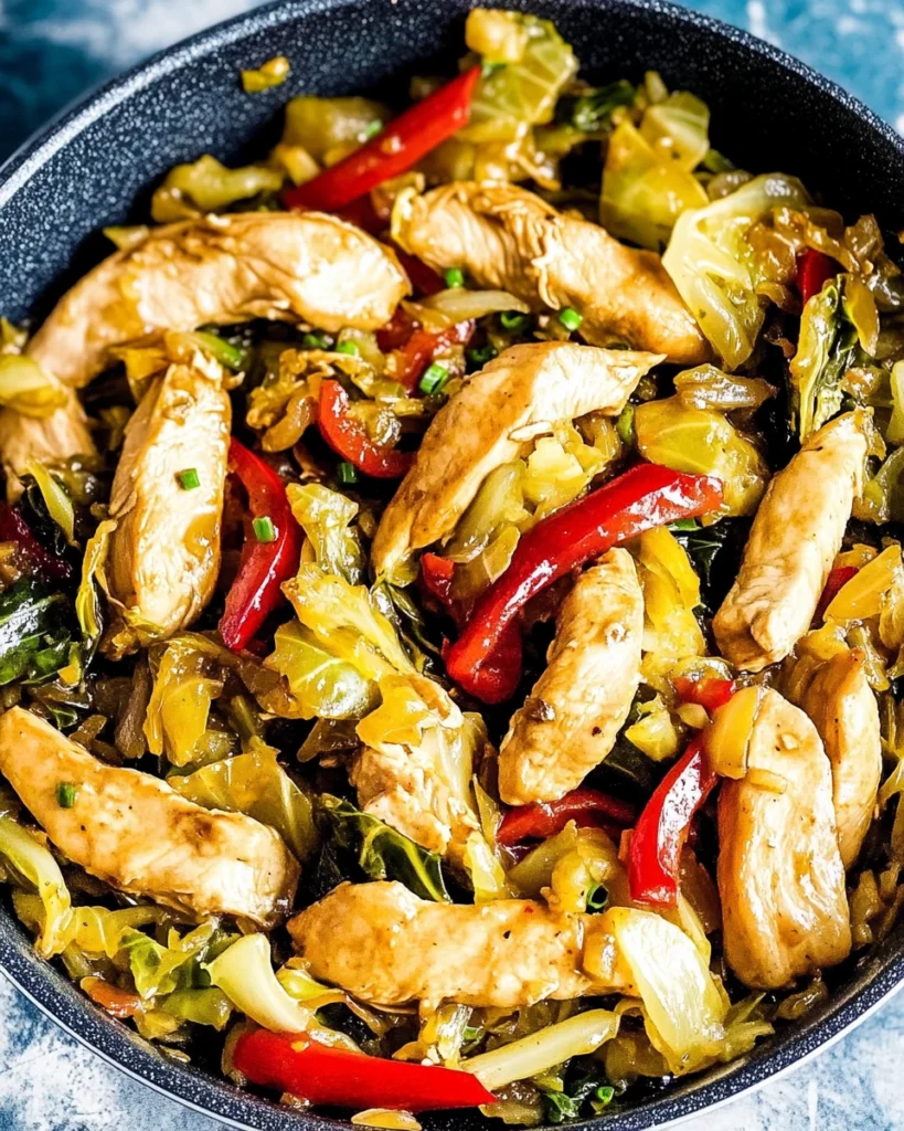 Chicken Cabbage Stir-Fry