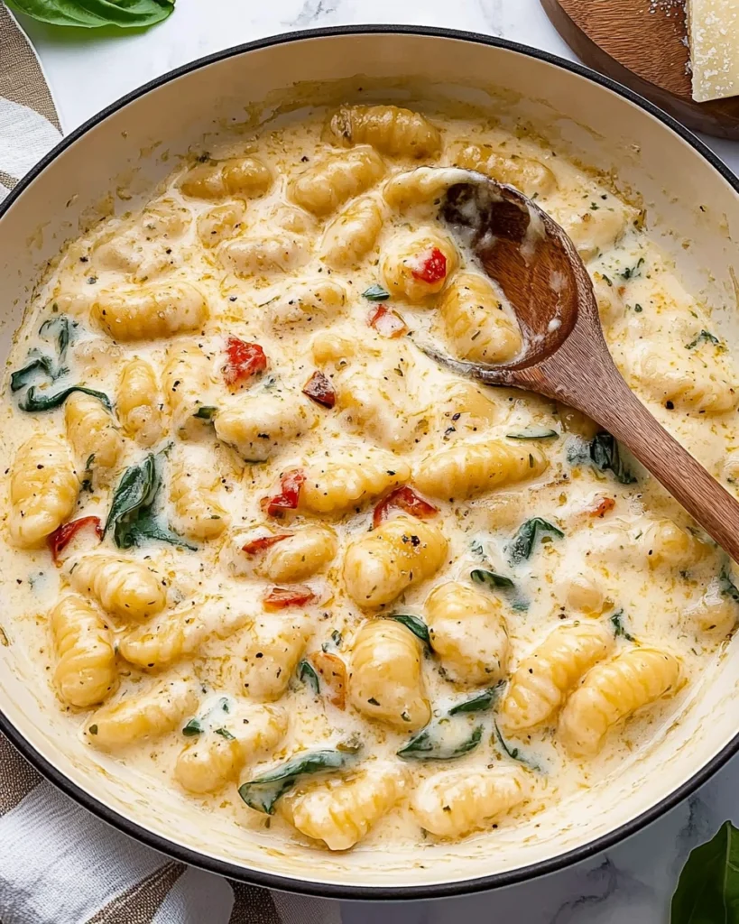 Creamy Tuscan Parmesan Gnocchi