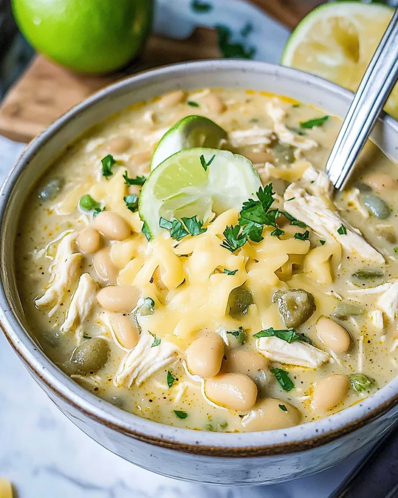 Creamy White Chicken Chili