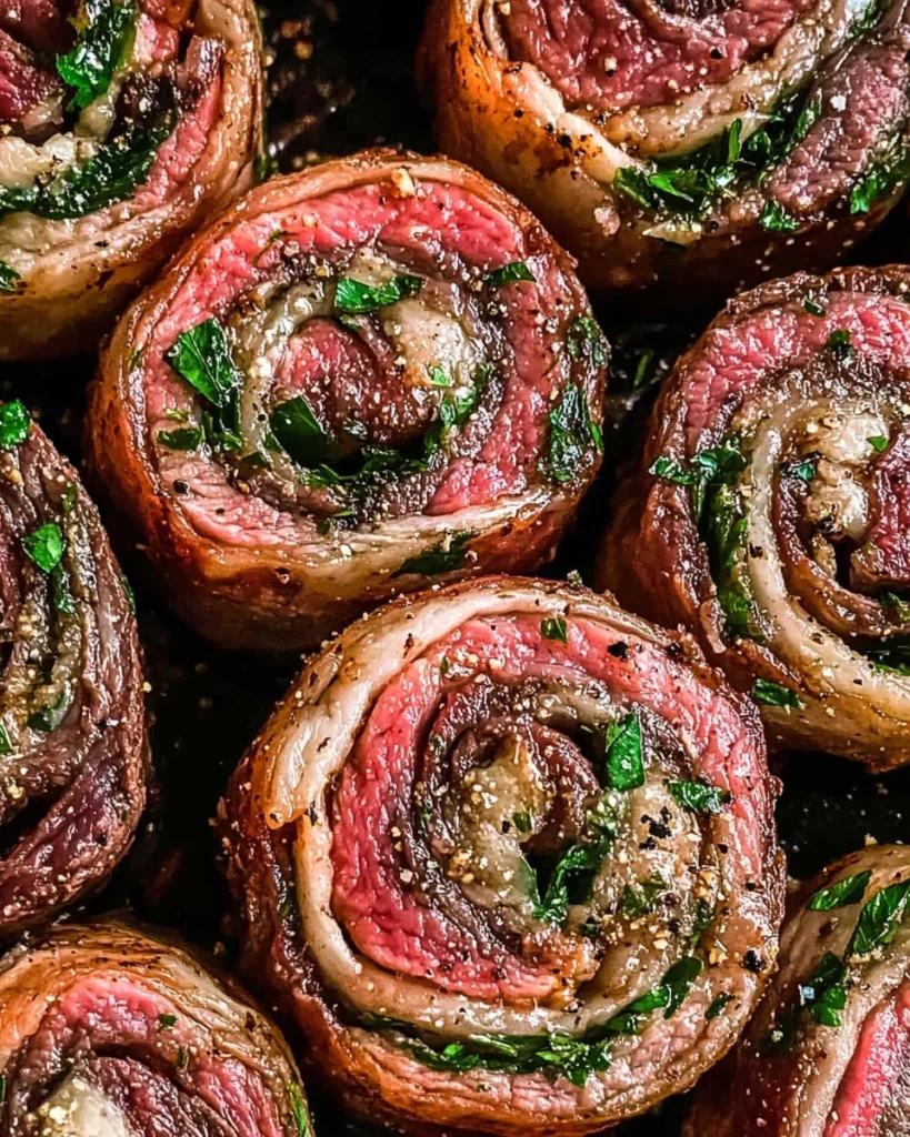 Flank Steak Pinwheels