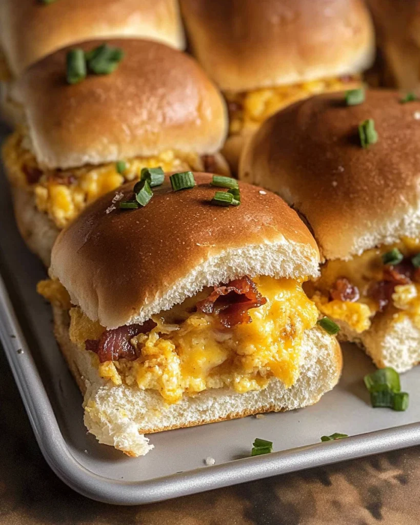 Hawaiian Roll Breakfast Sliders