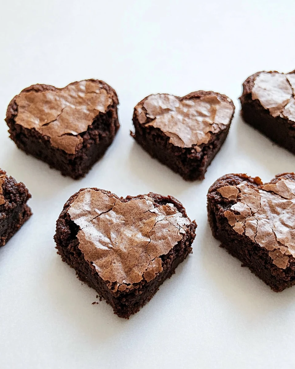 Heart Shaped Brownies