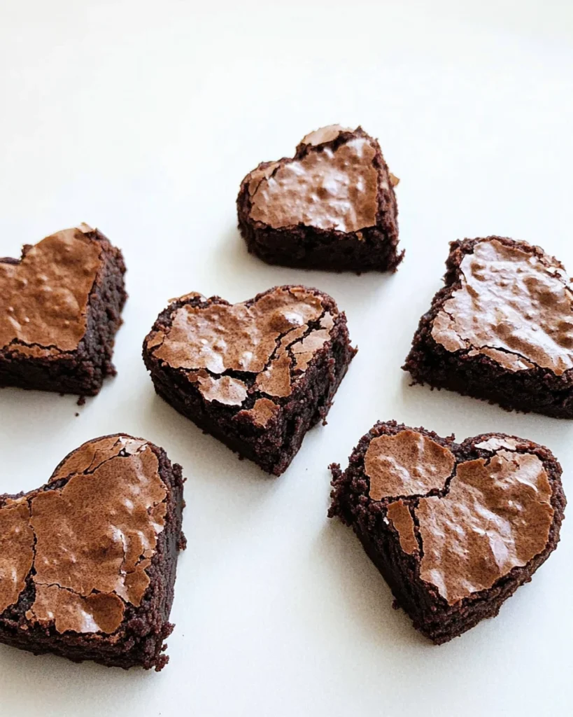 Heart Shaped Brownies