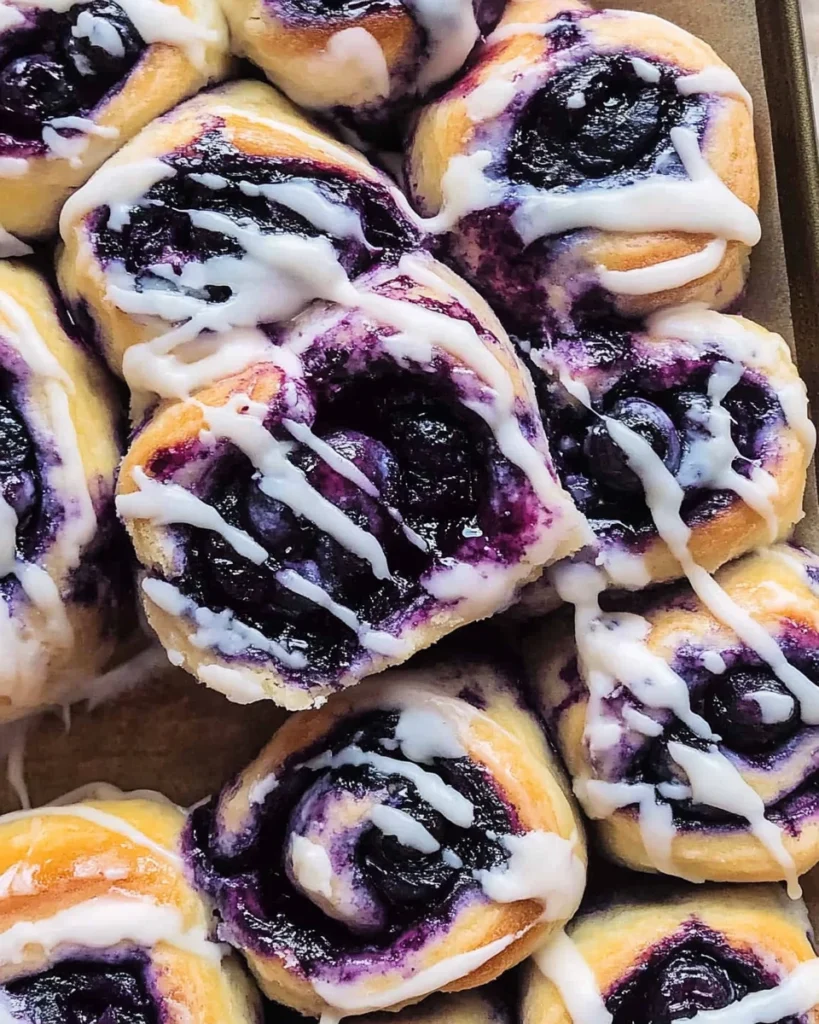 Lemon Blueberry Rolls