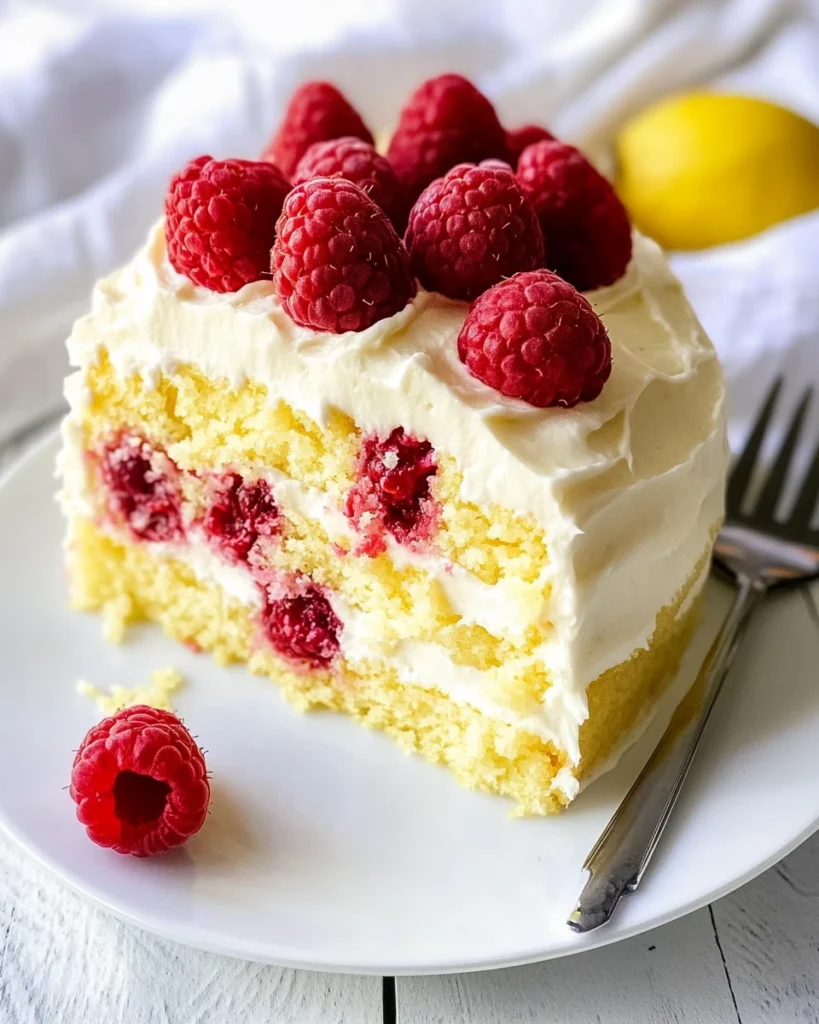 Lemon Raspberry Cake