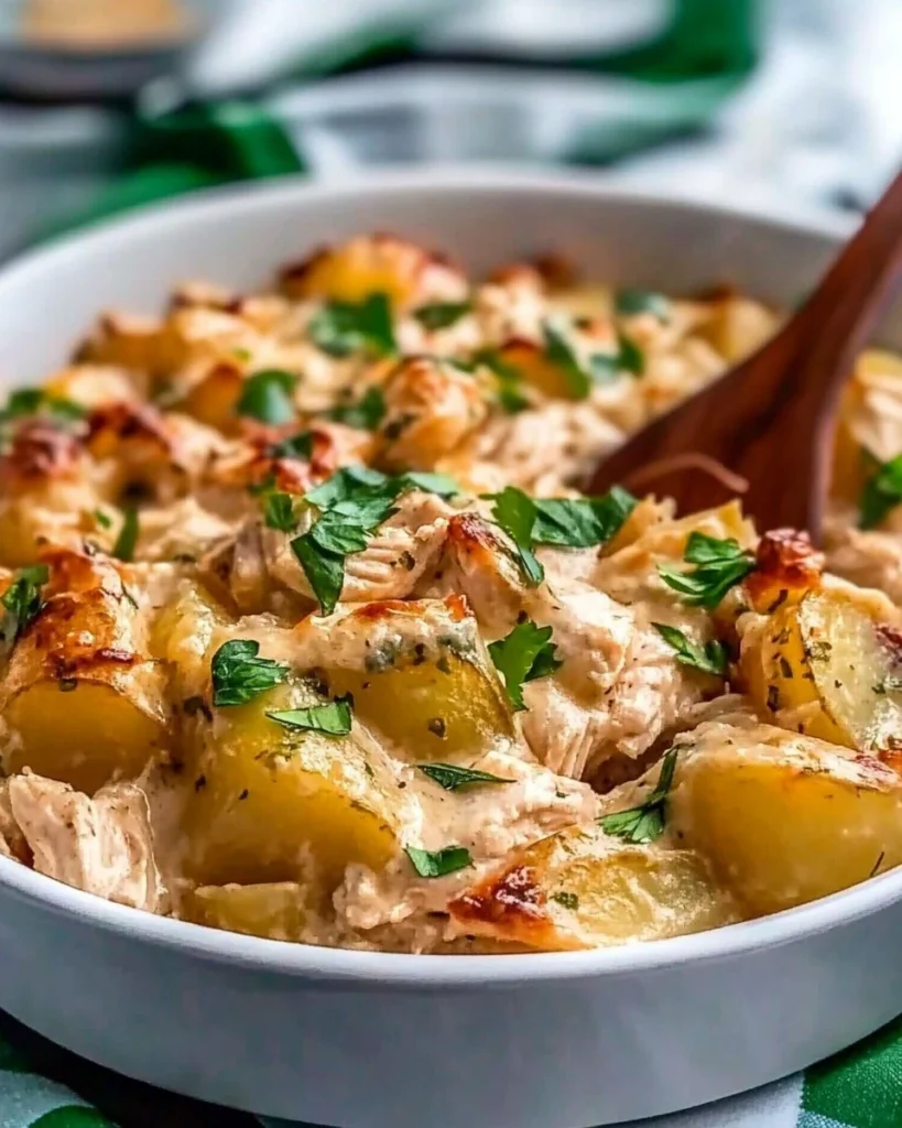 Loaded Potato Ranch Chicken Casserole
