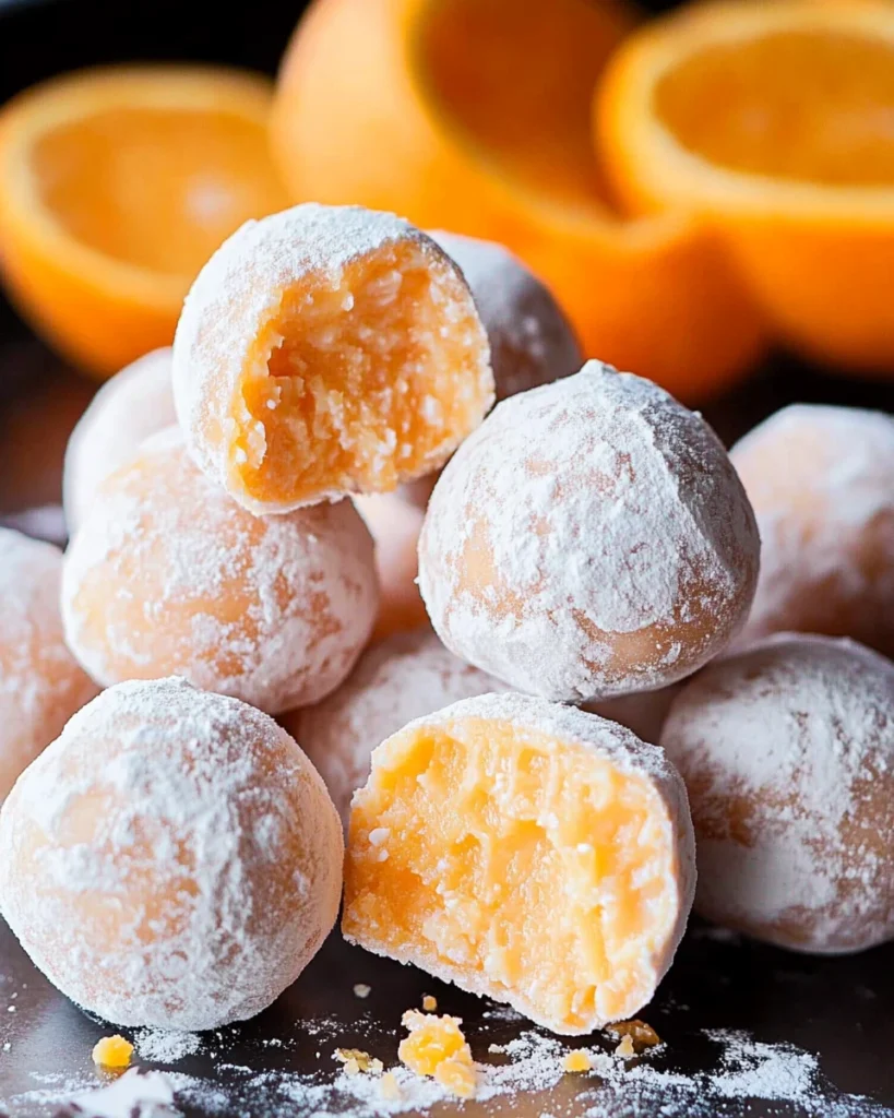 Orange Creamsicle Truffles