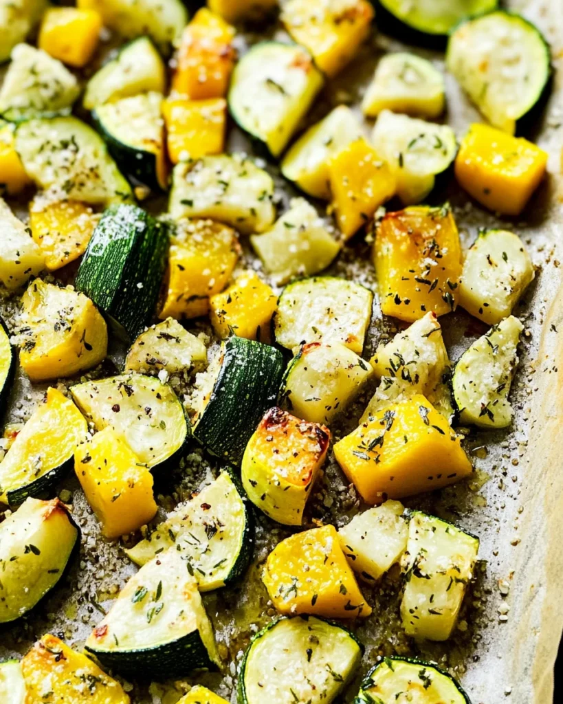 Roasted Zucchini and Squash