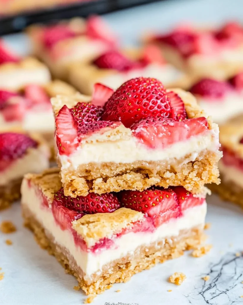 Strawberry Cheesecake Bars