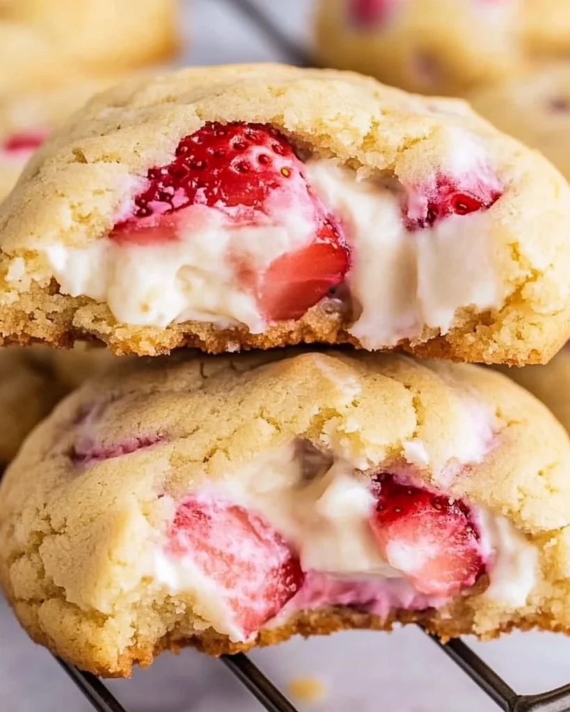 Strawberry Cheesecake Cookies