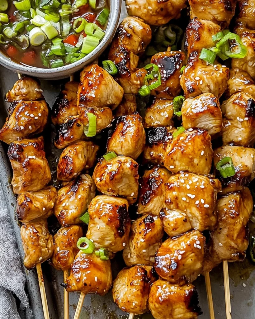 Teriyaki Chicken Skewers