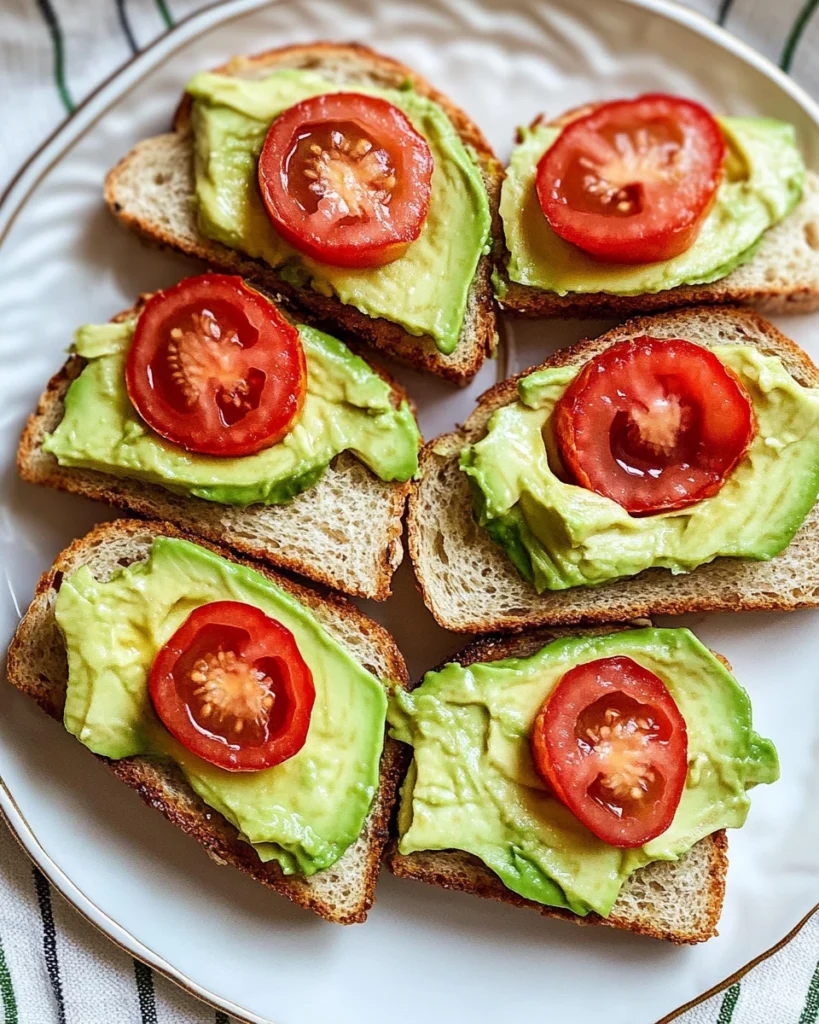 Tomato Avocado Sandwich