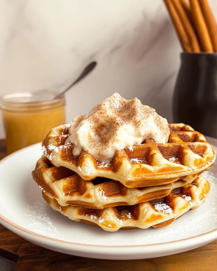 Canned Cinnamon Bun Waffles