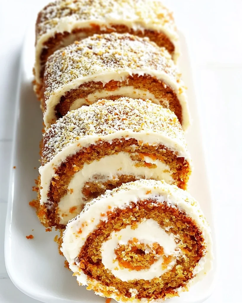 Carrot Cake Roll