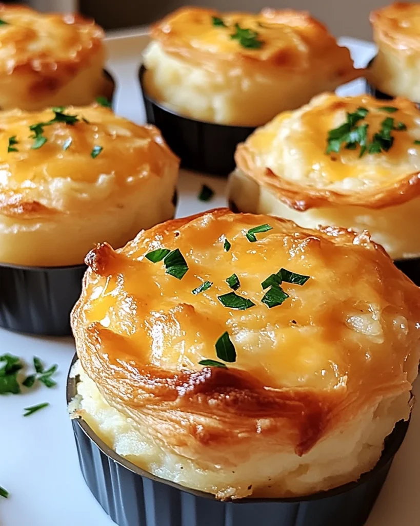 Cheesy Mashed Potato Puffs