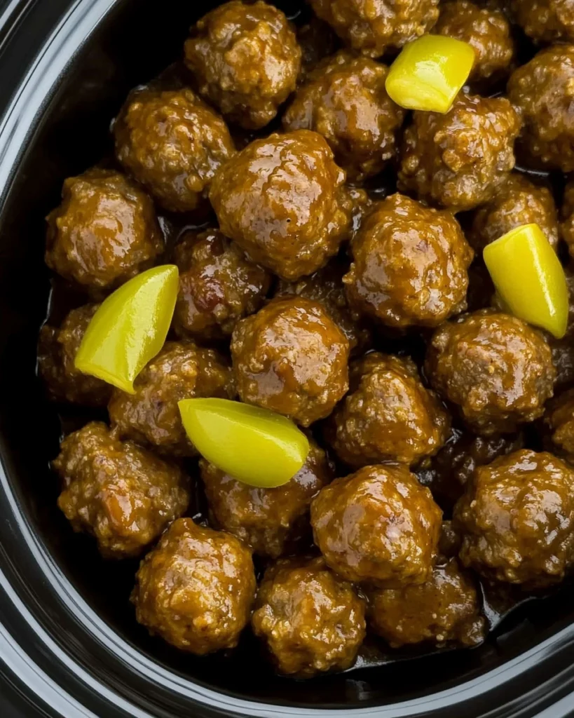 Crockpot Mississippi Meatballs