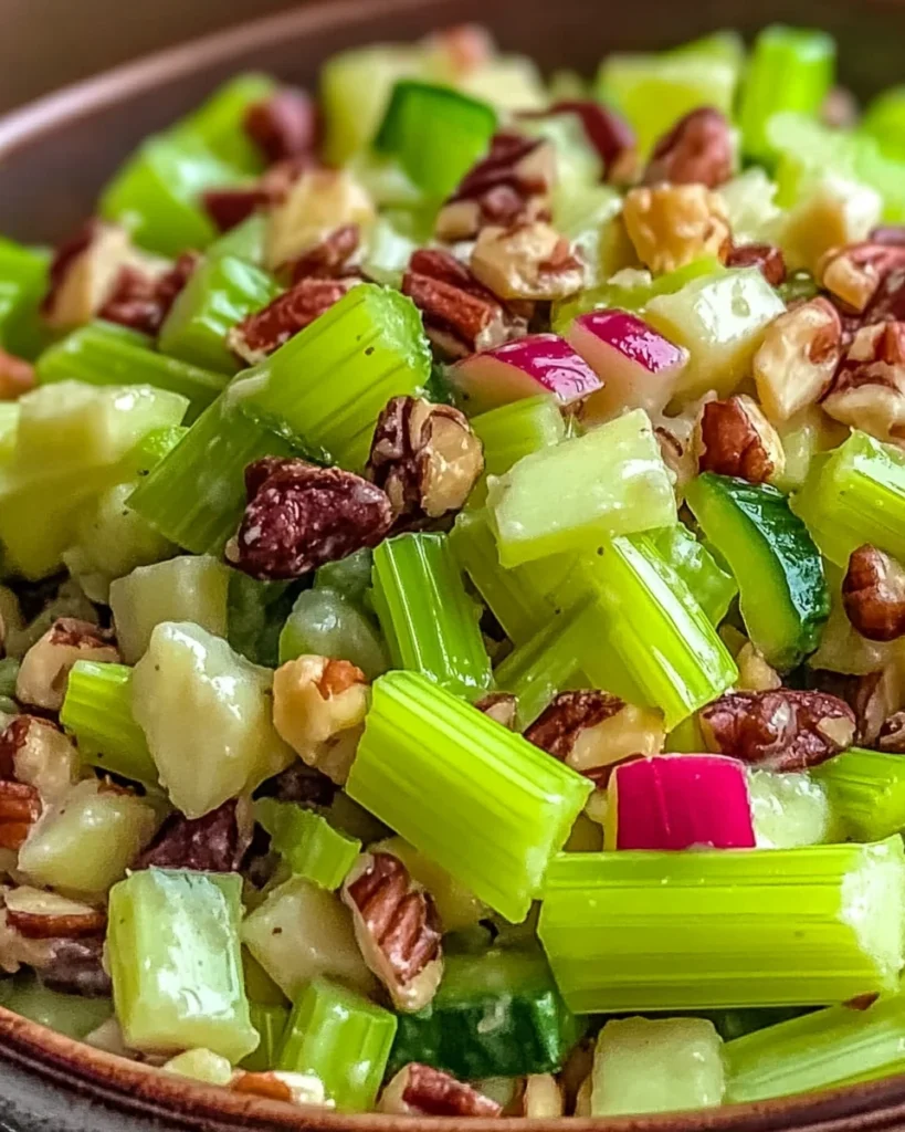 Crunchy Celery and Walnut Salad