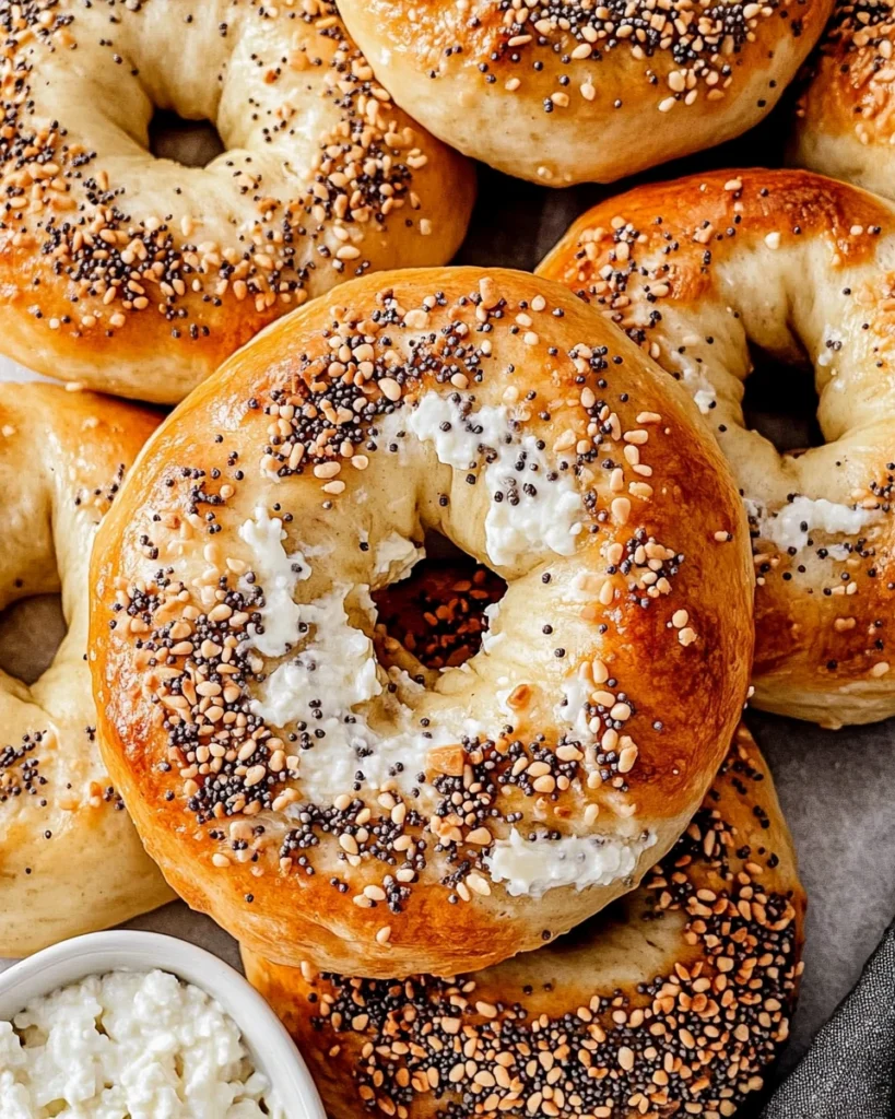 High-Protein Cottage Cheese Bagels