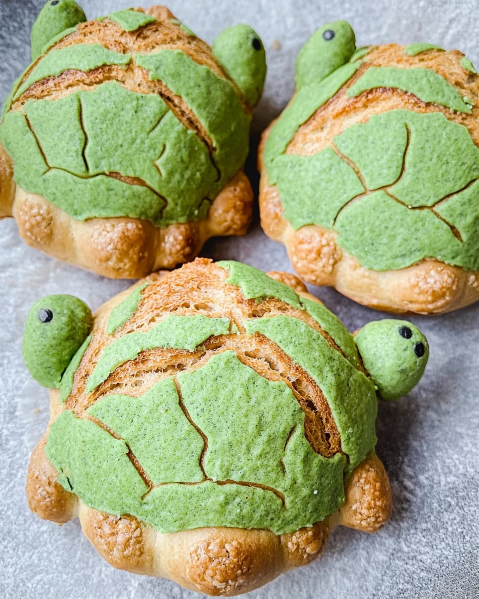 Matcha Milk Bread Turtles