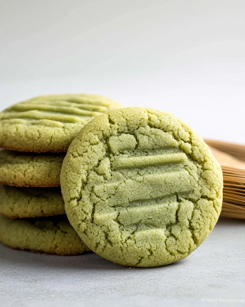 Matcha Sugar Cookies