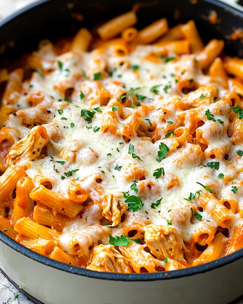 One Pot Chicken Parmesan Pasta