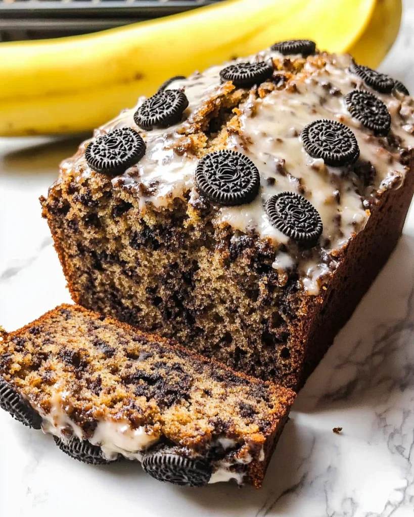 Oreo Banana Bread