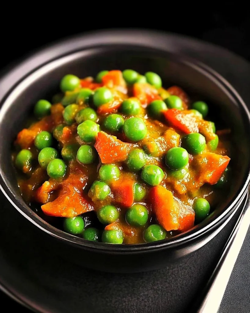 Red Pepper and Spring Pea Curry