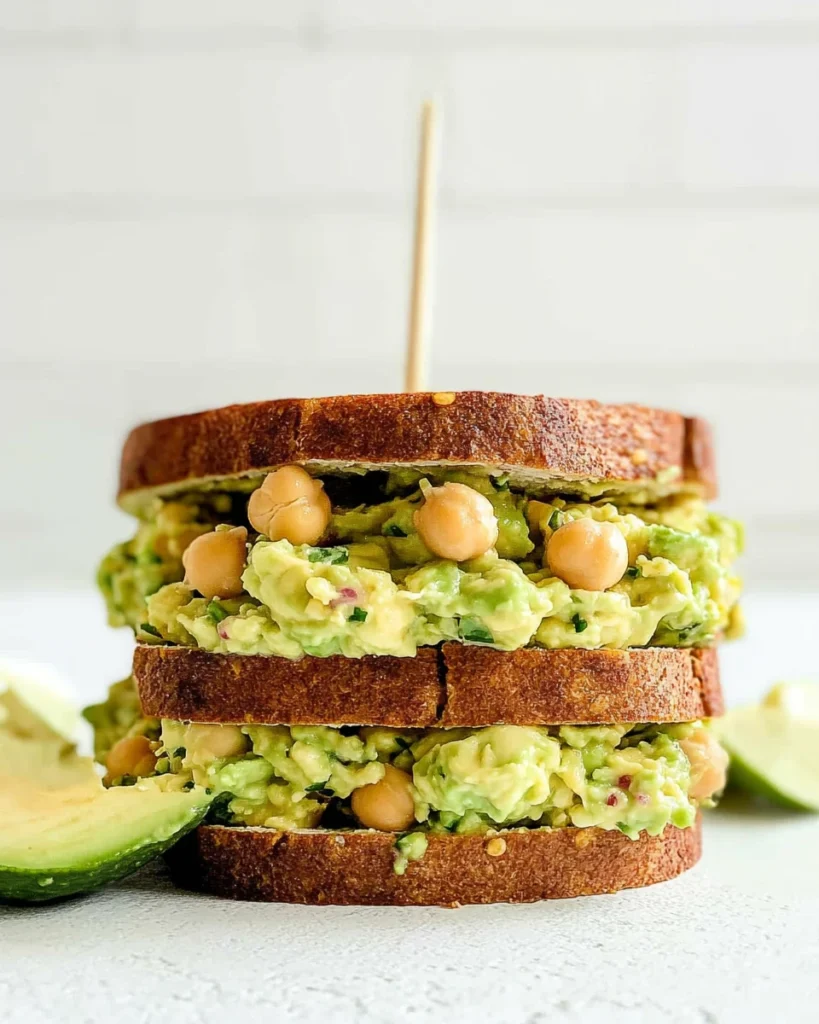 Smashed Chickpea Avocado Salad