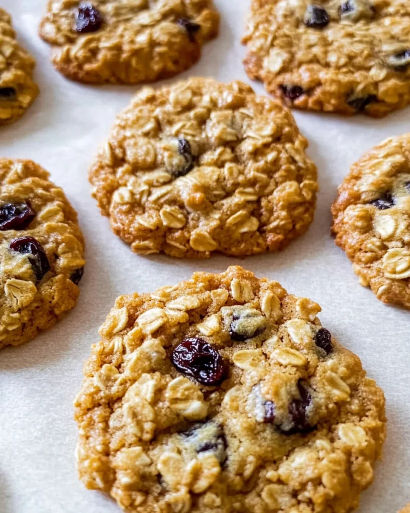 Soft & Chewy Oatmeal Raisin Cookies