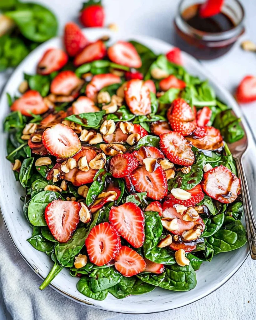Strawberry Spinach Salad