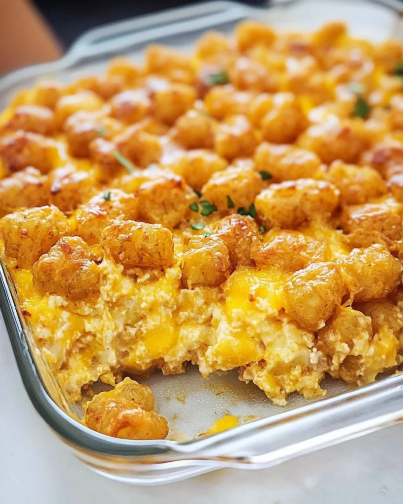Tater Tot Breakfast Casserole
