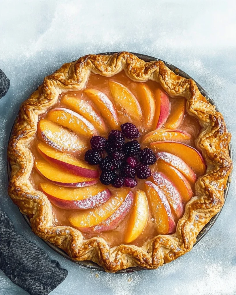 Vegan Peach Galette