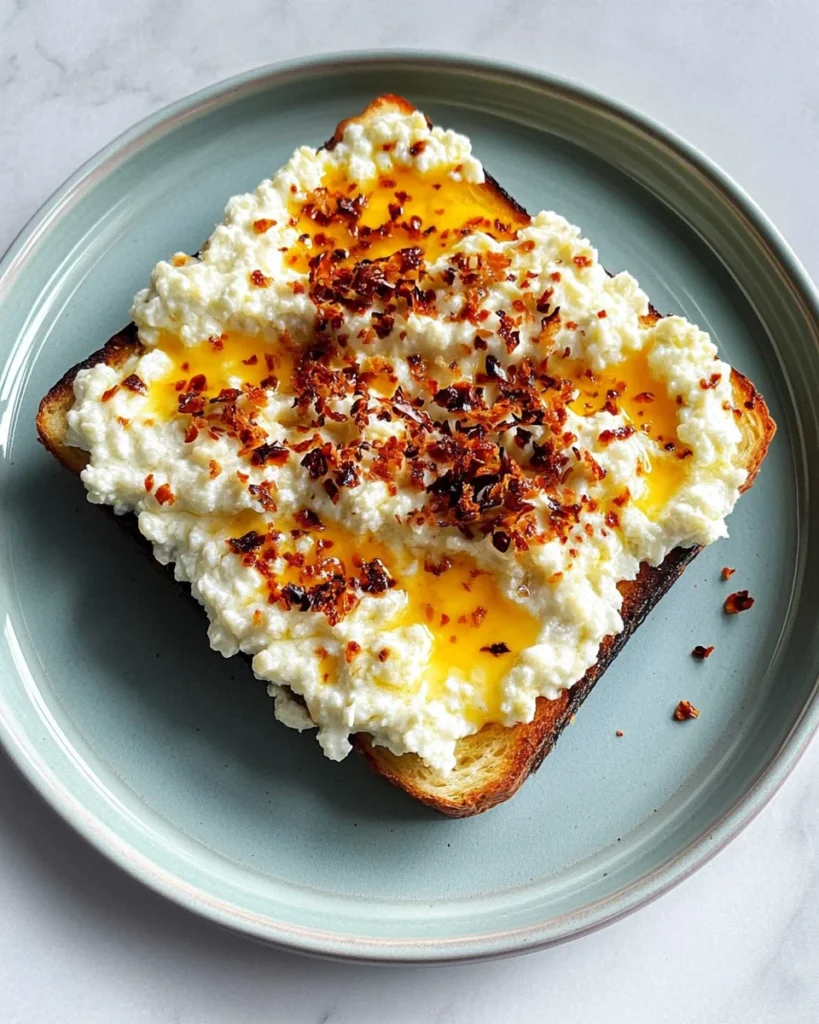 Viral Cottage Cheese Toast