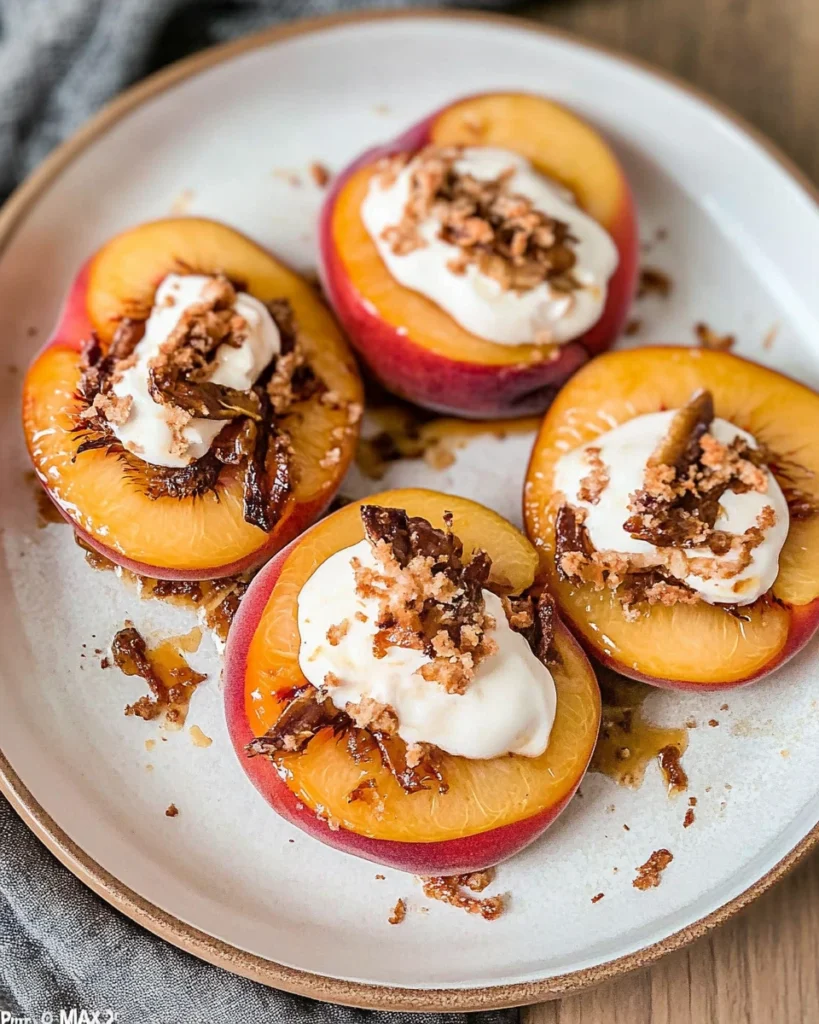 Air Fryer Peaches