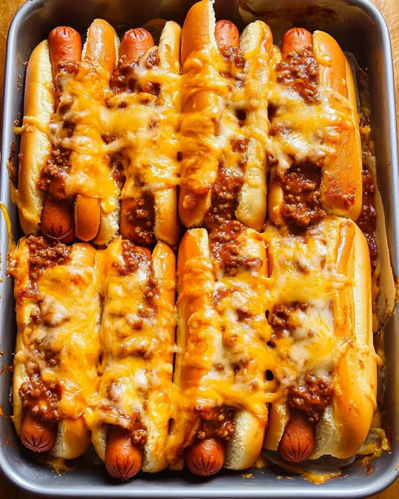 Baked Chili Dogs