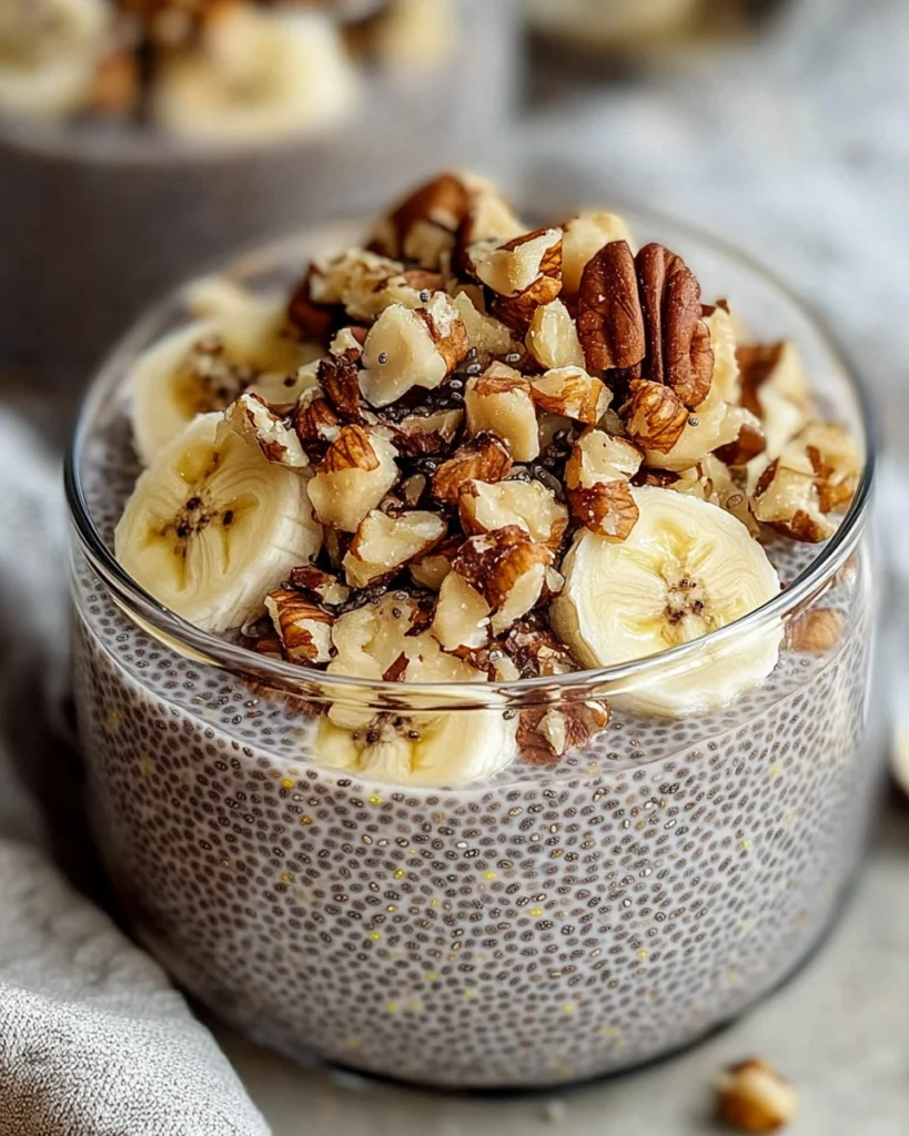 Banana Nut Chia Pudding