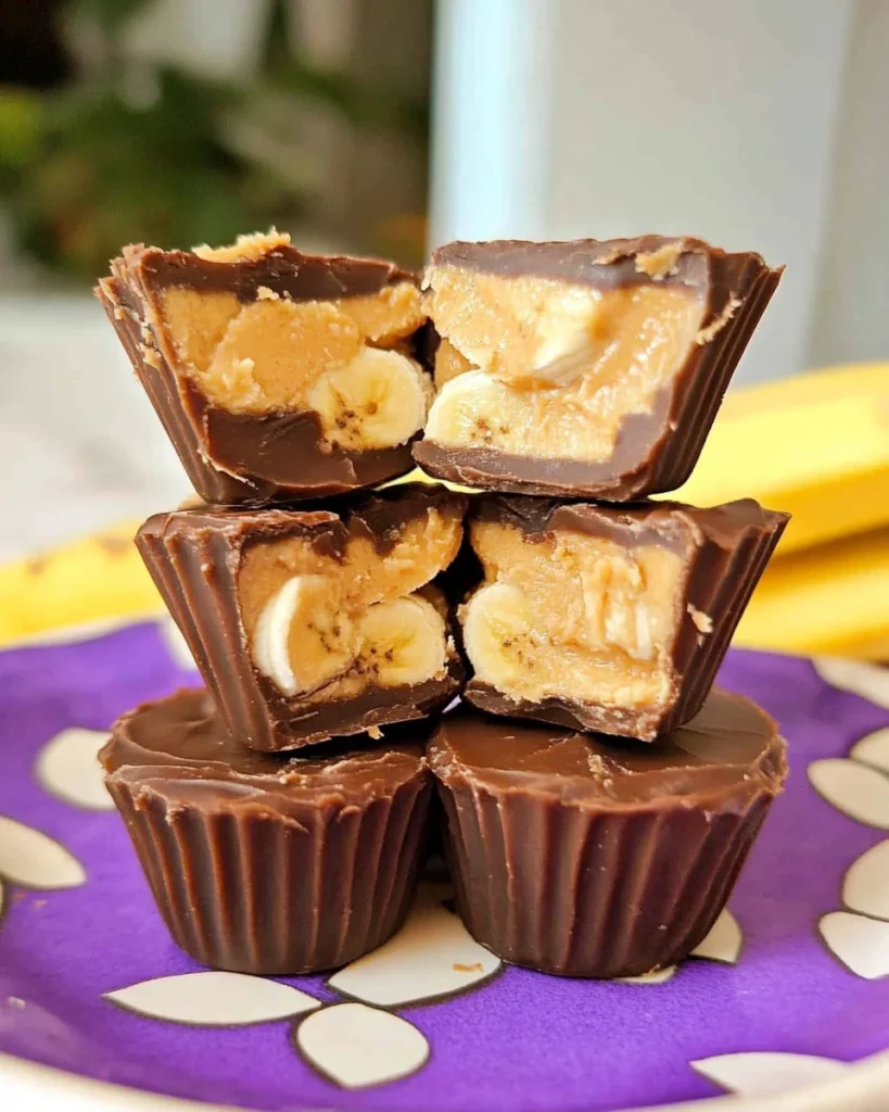 Banana Peanut Butter Cups