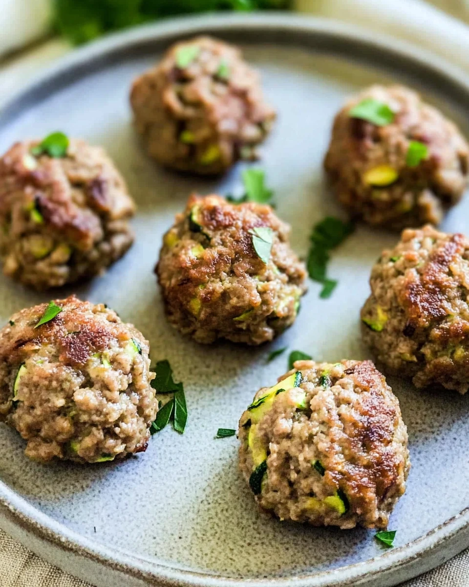 Beef Zucchini Meatballs for Dogs