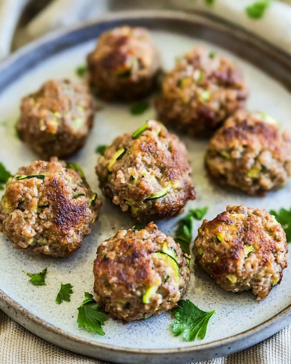 Beef Zucchini Meatballs for Dogs