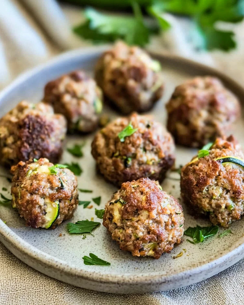Beef Zucchini Meatballs for Dogs