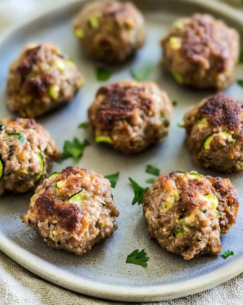 Beef Zucchini Meatballs for Dogs