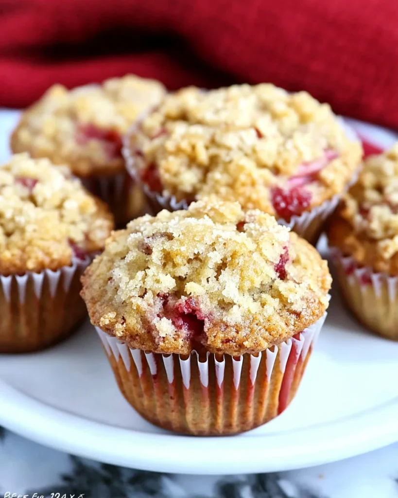 Best Ever Rhubarb Muffins