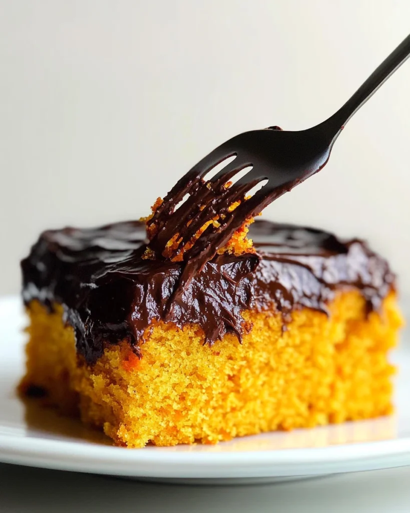 Brazilian Carrot Cake with Chocolate Frosting