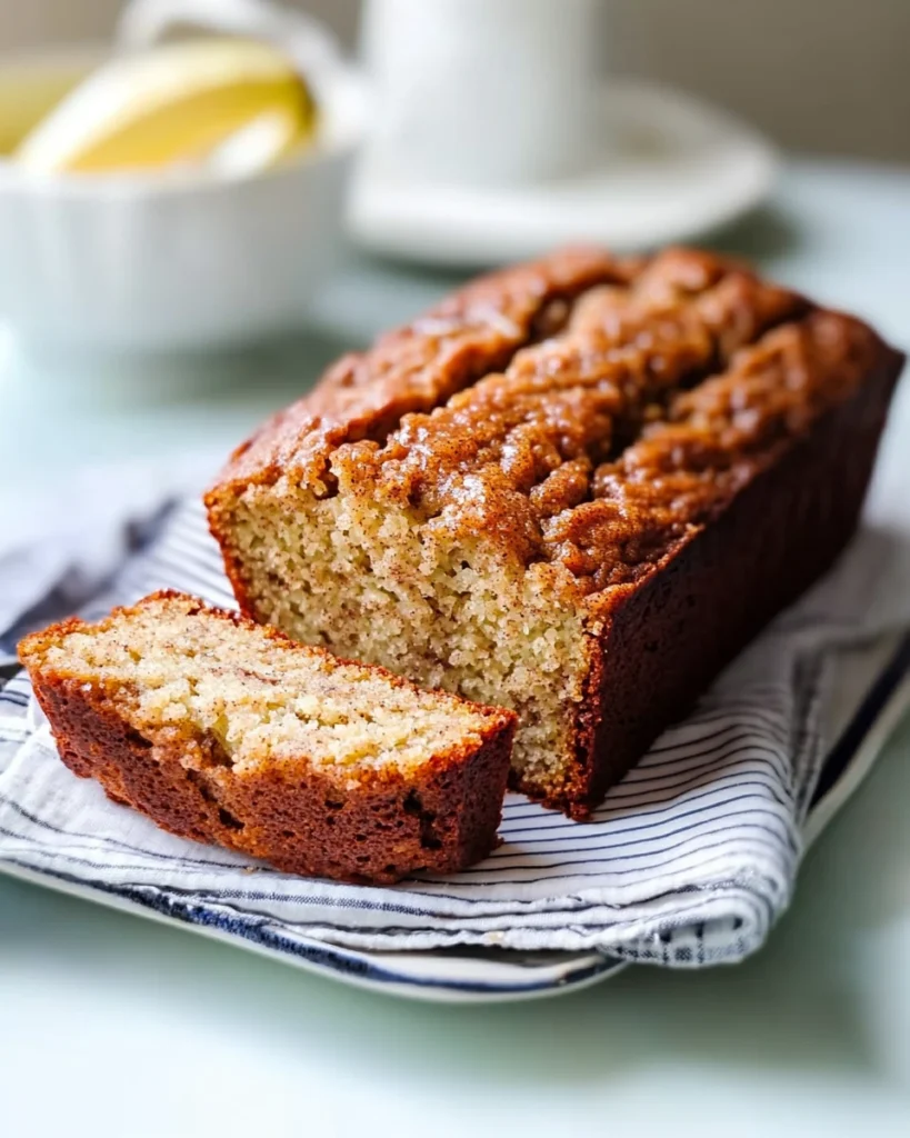 Brown Sugar Cinnamon Banana Bread