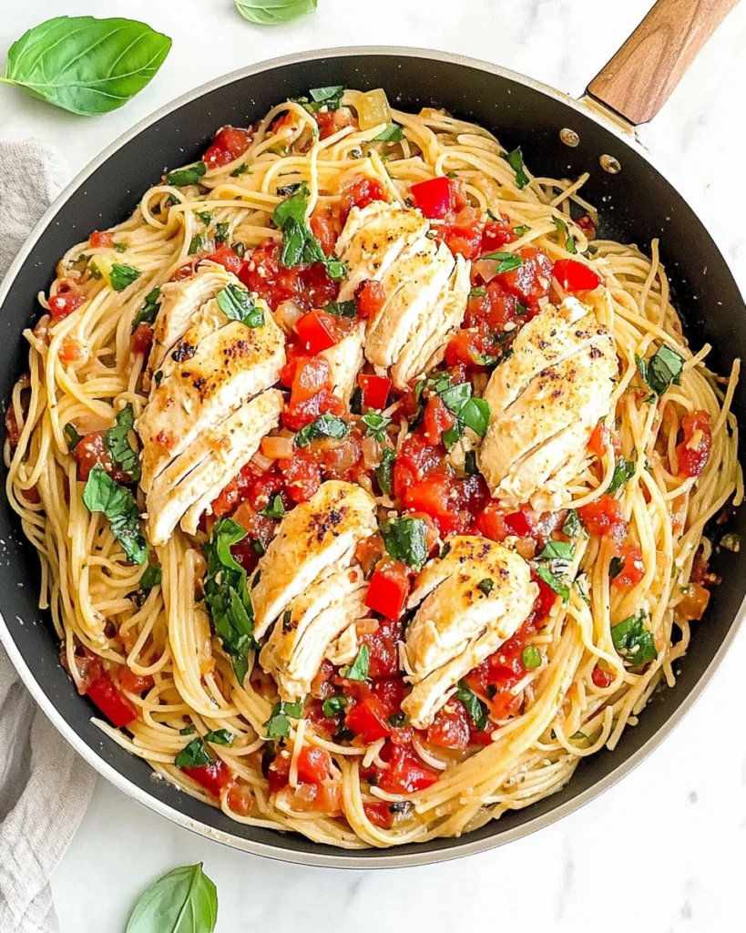 Bruschetta Chicken Pasta