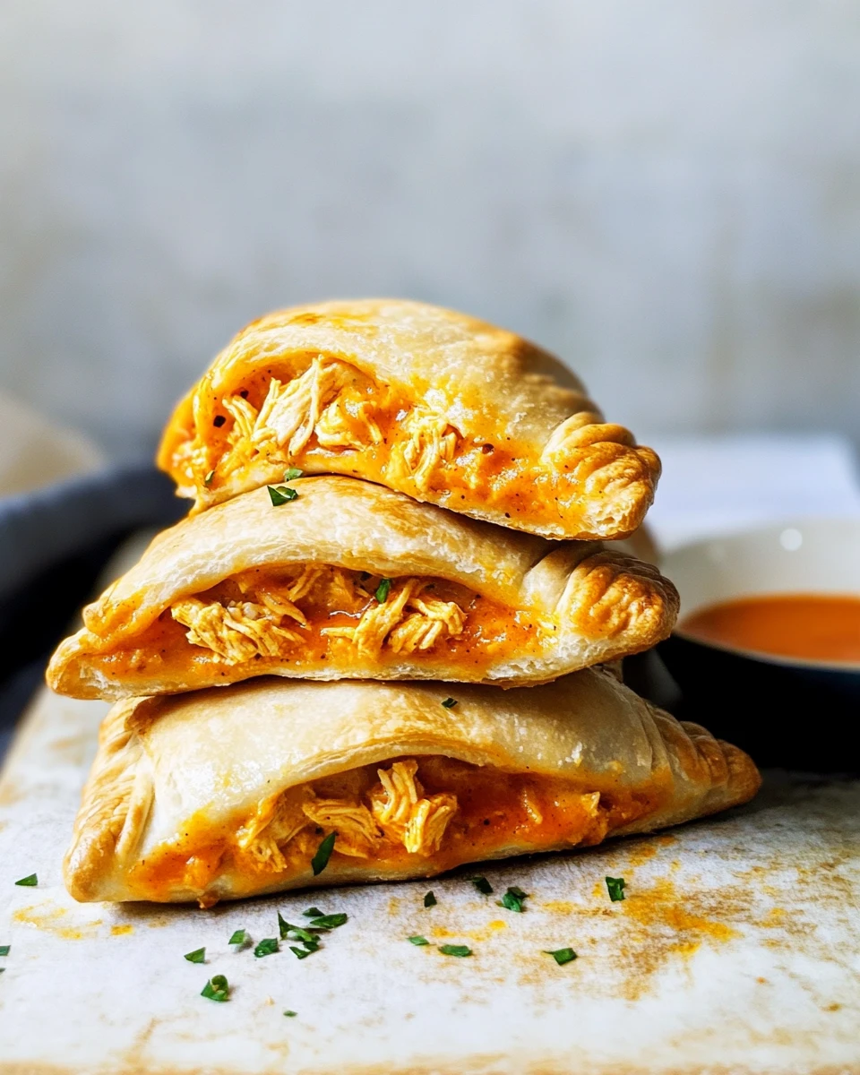 Buffalo Chicken Calzones