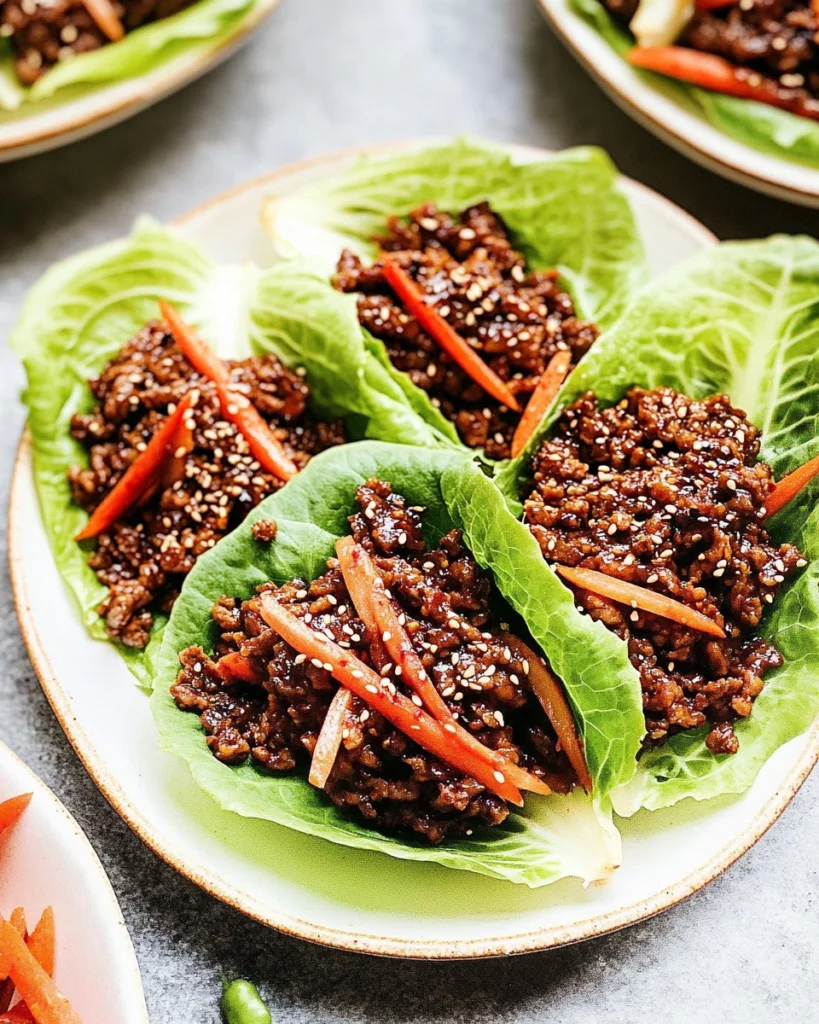 Bulgogi Beef Lettuce Wraps