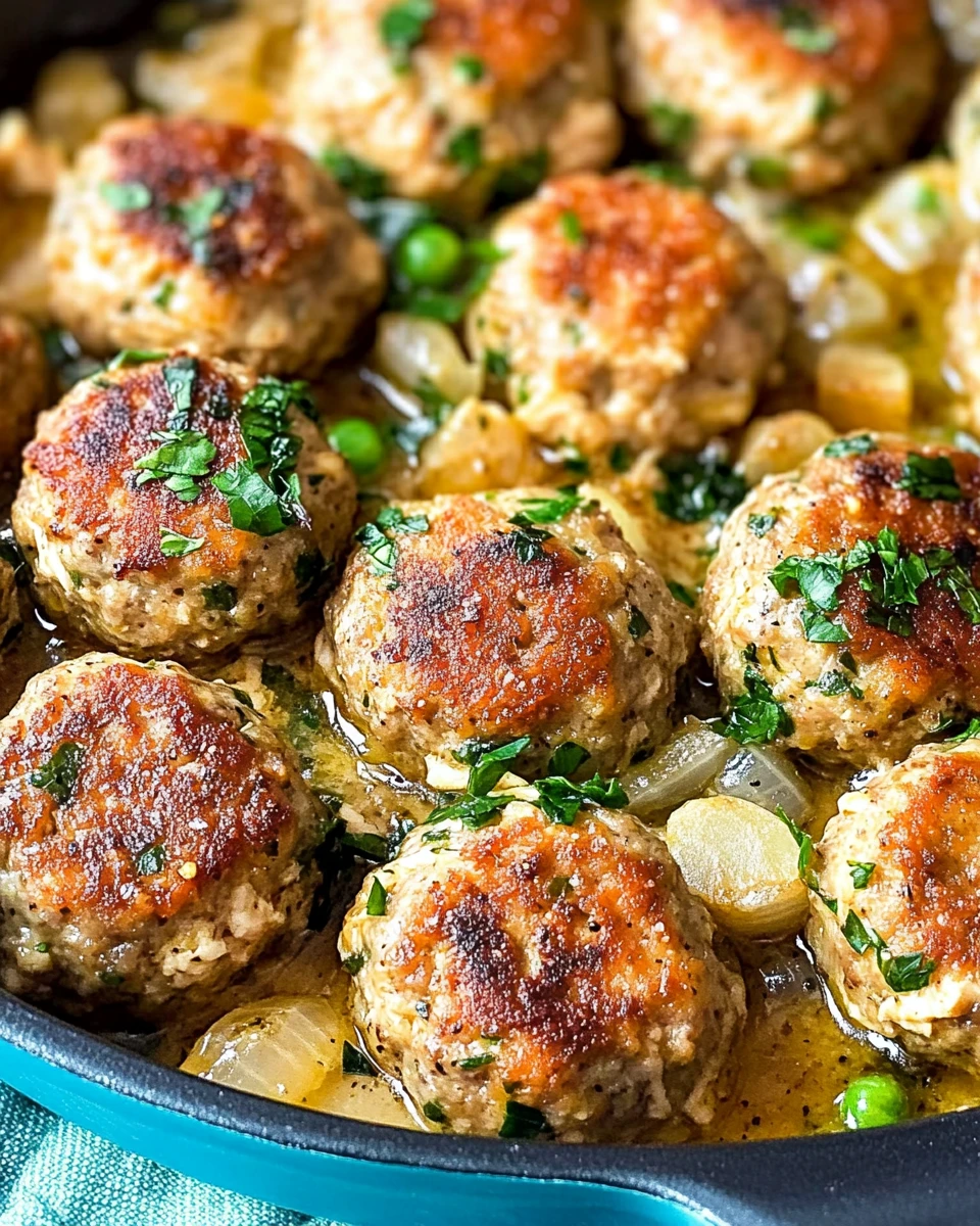 Chicken Piccata Meatballs